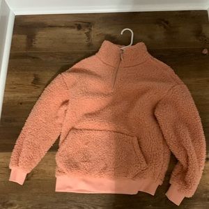 light pink oversized sweater